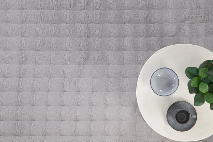Γούνινο Χαλί Γκρι Συνθετικη Γούνα Bubble Royal Carpet 2.00X2.50