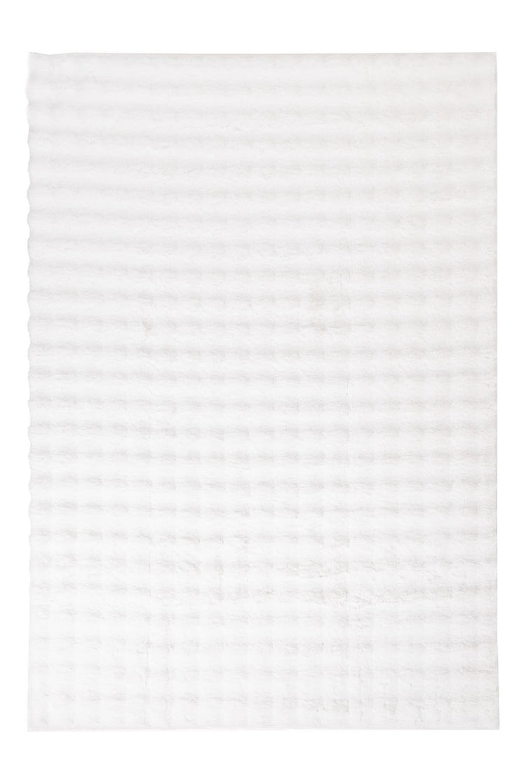 Γούνινο Χαλί Λευκό Συνθετικη Γούνα Bubble Royal Carpet 0.67X2.00
