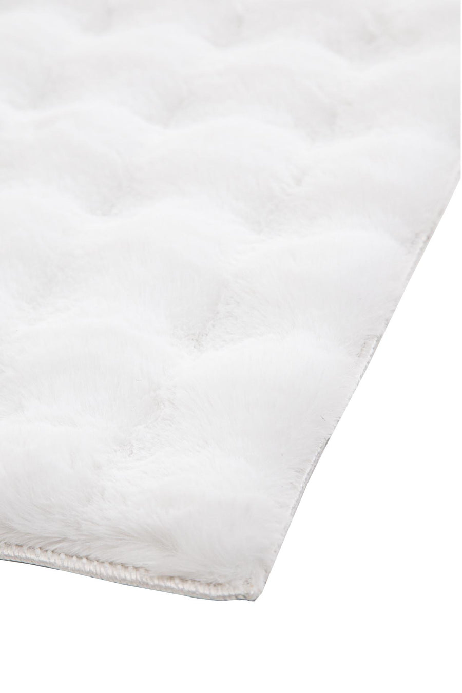 Γούνινο Χαλί Λευκό Συνθετικη Γούνα Bubble Royal Carpet 0.67X2.00