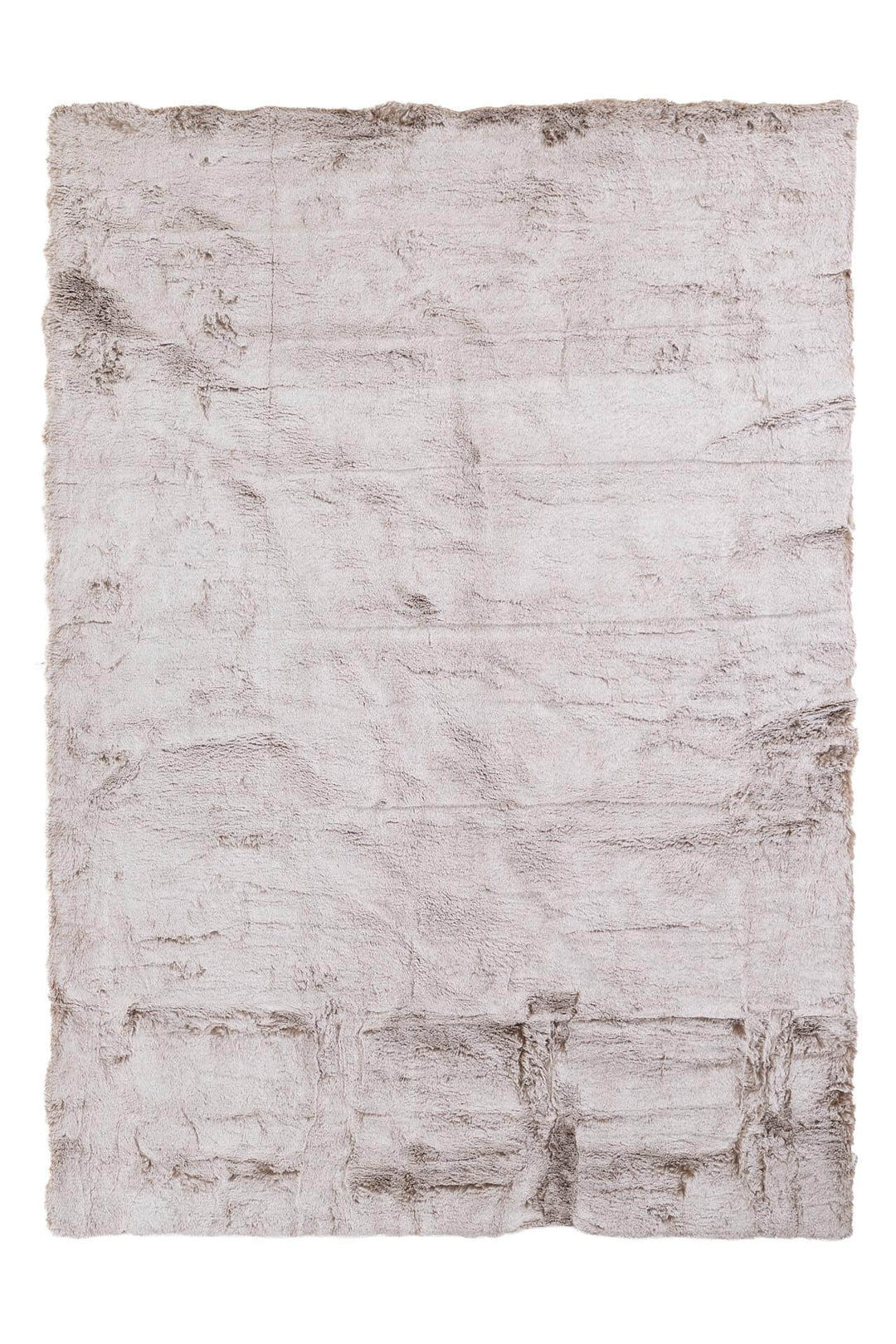 Γούνινο Χαλί Χακί-Εκρού Συνθετικη Γούνα Bunny Canvas Royal Carpet 1.33X1.90