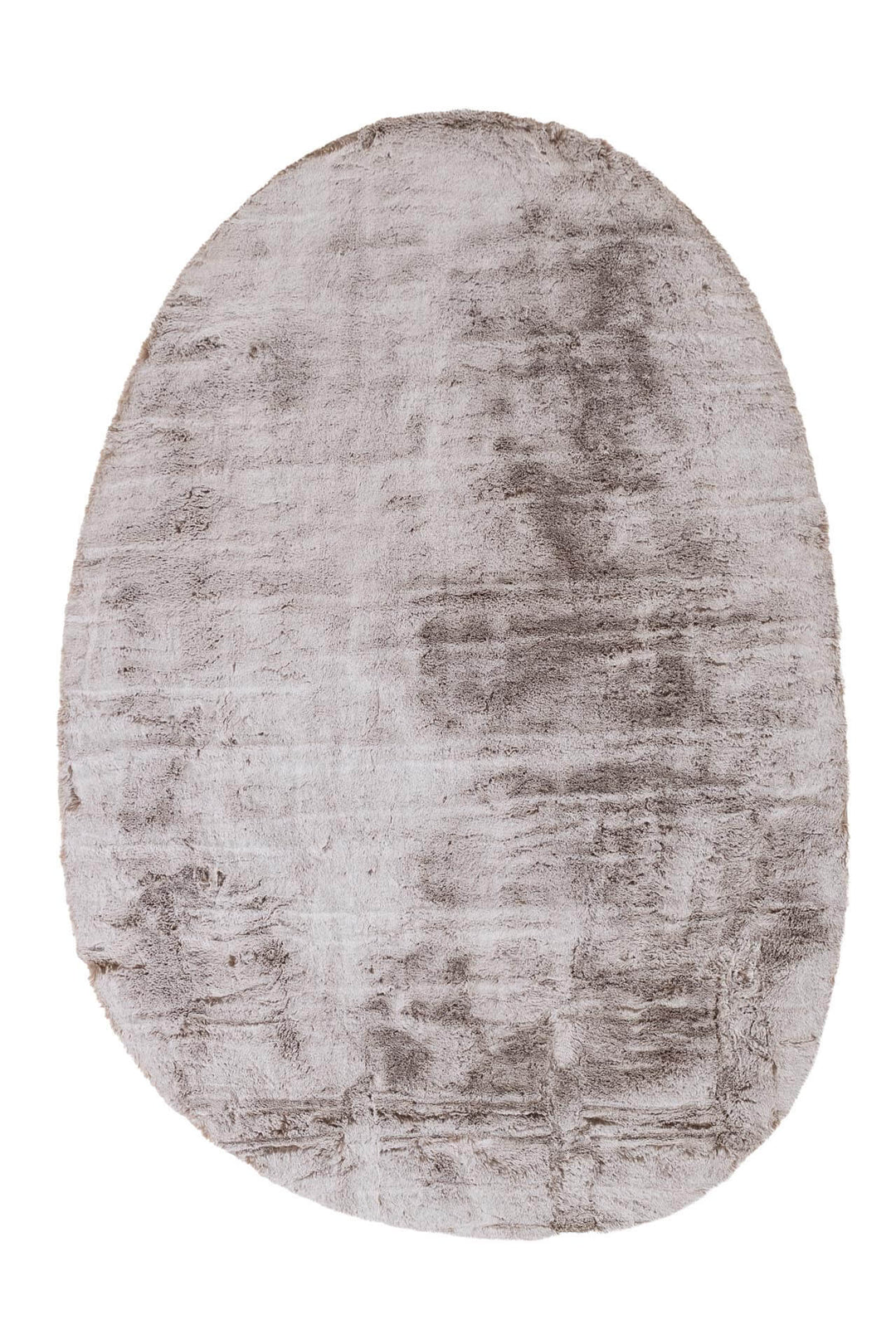 Γούνινο χαλί Bunny Canvas της Royal Carpet σε καφέ, σε ολόκληρη όψη, με απαλή γούνινη υφή και εμφανή υφή επιφάνειας.