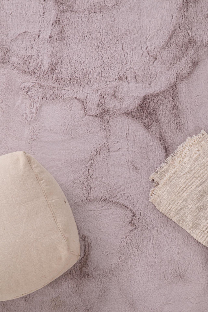 Γούνινο Χαλί Σκούρο Μπεζ Συνθετικη Γούνα Bunny Royal Carpet 1.33X1.90