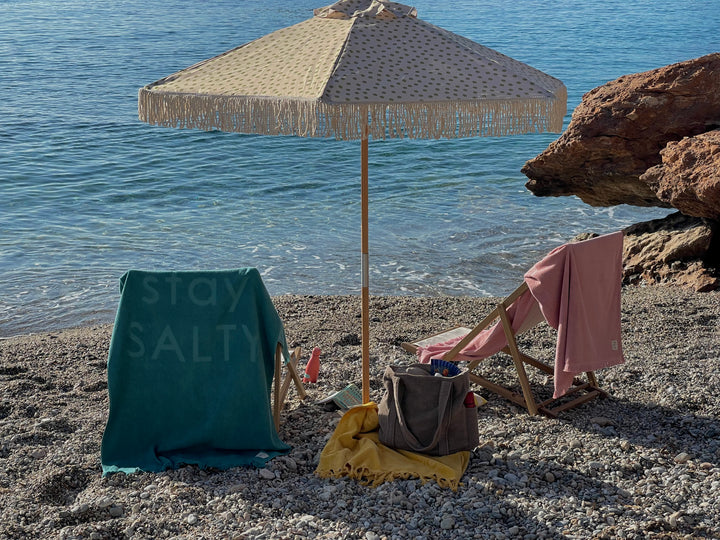 Πετσέτα Θαλάσσης Ανοιχτό Πετρόλ Stay Salty 90X170 Nef-Nef Homeware