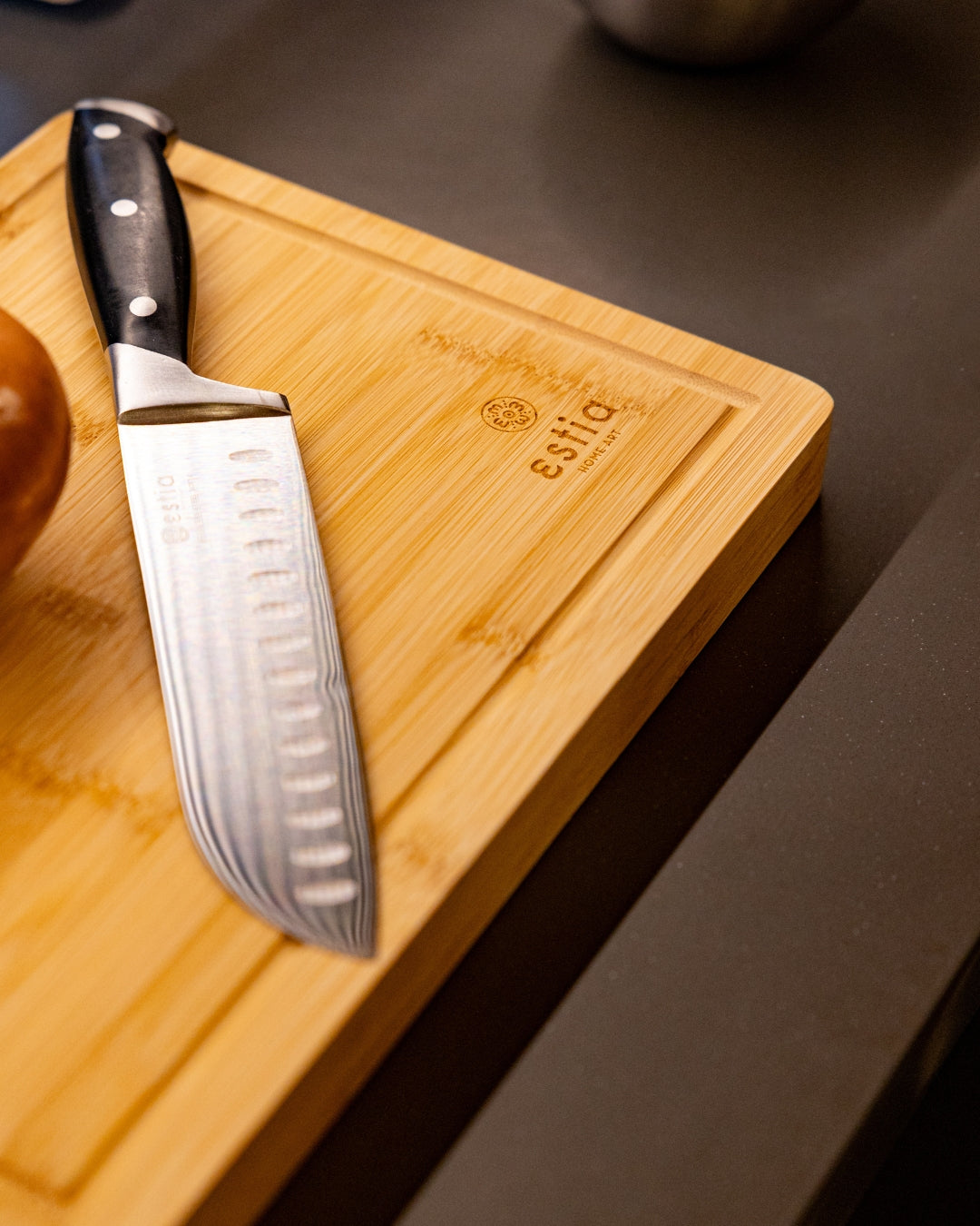 Μαχαίρι Ανοξείδωτο 2.3mm Με Λεπίδα 3CR14 Santoku Butcher Estia