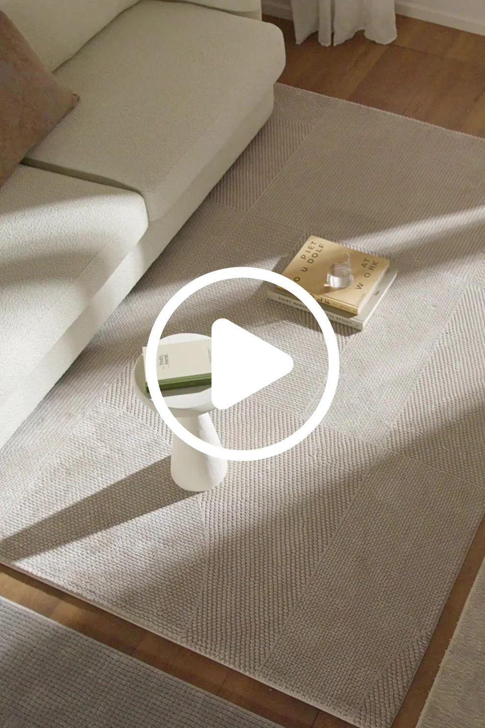 Μοντέρνο Χαλί Εκρού Bianca 200Χ290 Royal Carpet (680A CREAM)