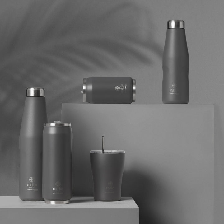 Estia Ποτήρι Θερμός Save The Aegean 350ml Γκρι Fjord Grey Coffee Mug