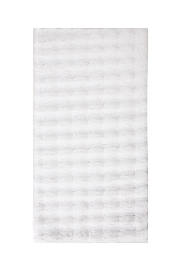 Γούνινο Χαλί Λευκό Συνθετικη Γούνα Bubble Royal Carpet 0.67X2.00