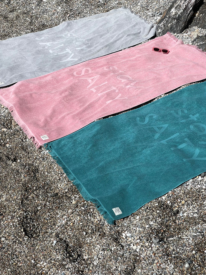 Πετσέτα Θαλάσσης Ανοιχτό Πετρόλ Stay Salty 90X170 Nef-Nef Homeware