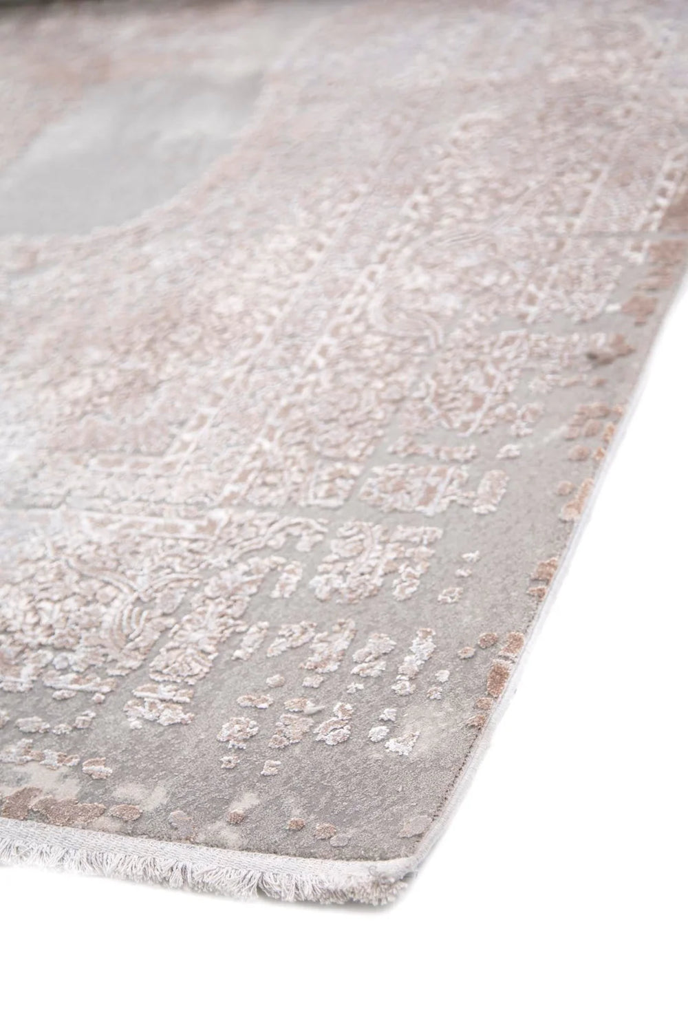 Vintage Χαλί Γκρι-Μπεζ Bamboo Silk Royal Carpet 160X230 (5988D)