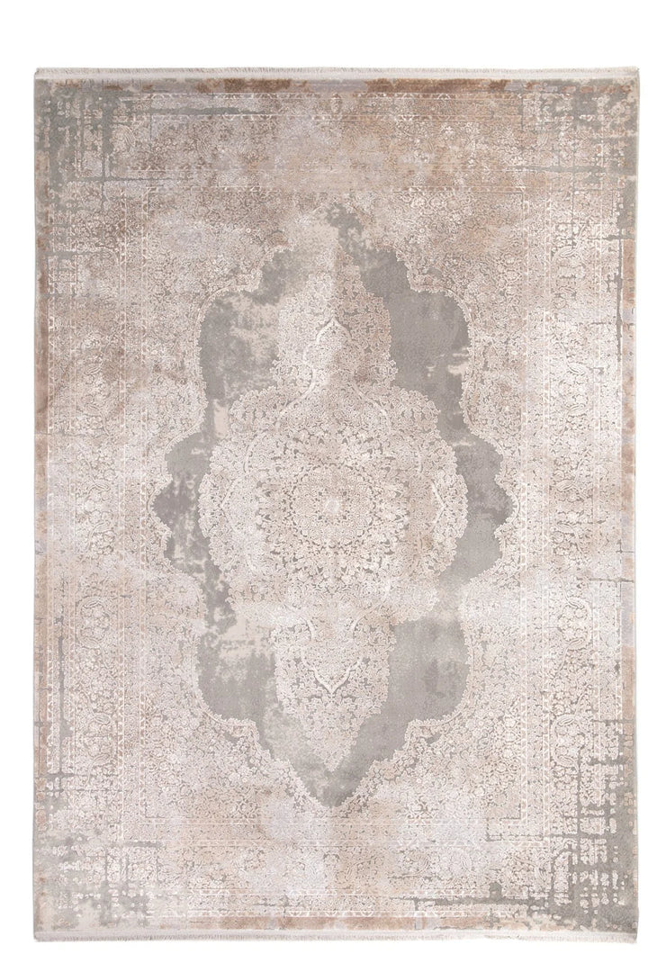 Vintage Χαλί Γκρι-Μπεζ Bamboo Silk Royal Carpet 160X230 (5988D)