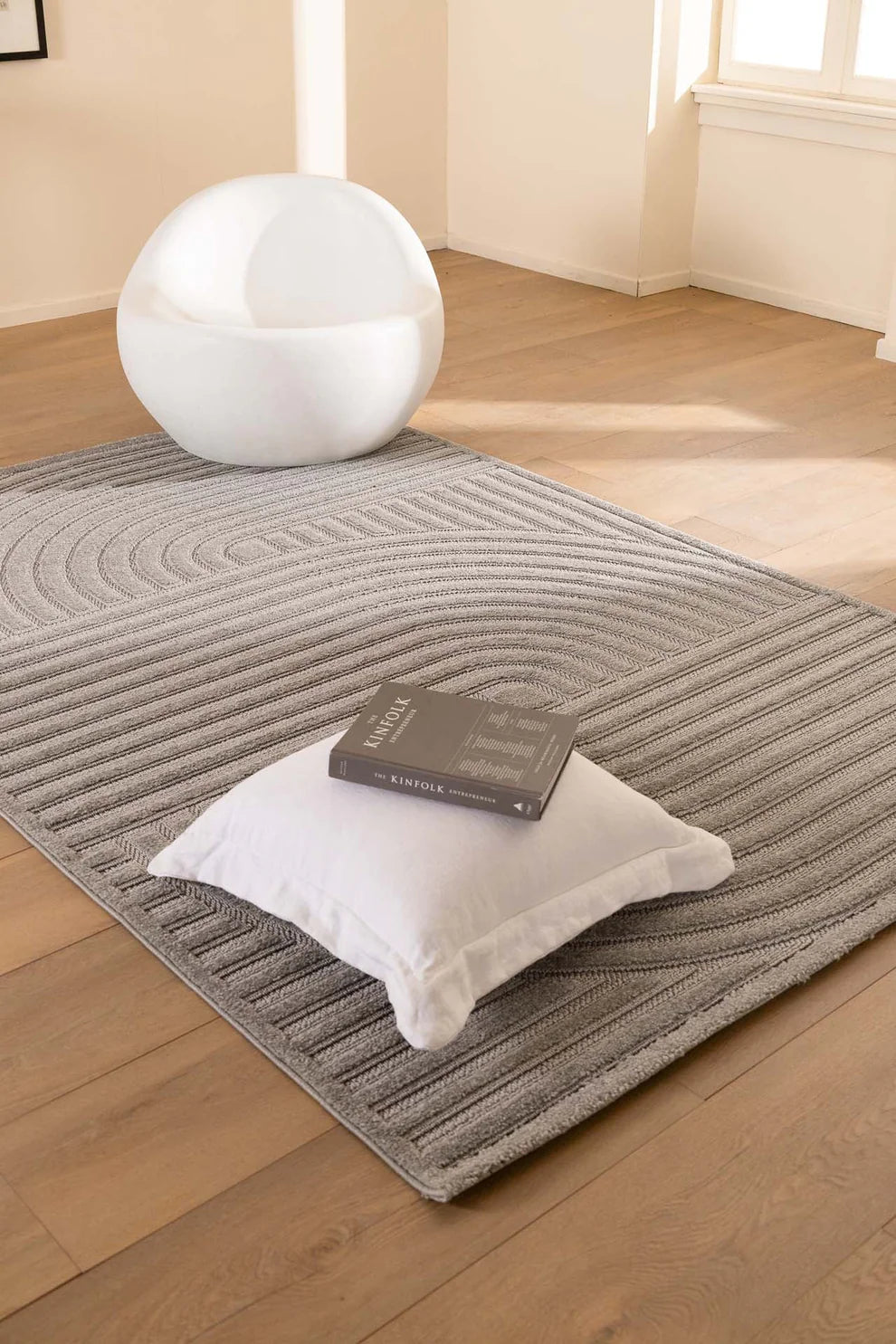 Μοντέρνο Χαλί Γκρι Chiara Royal Carpet 140X200 (45003 V)