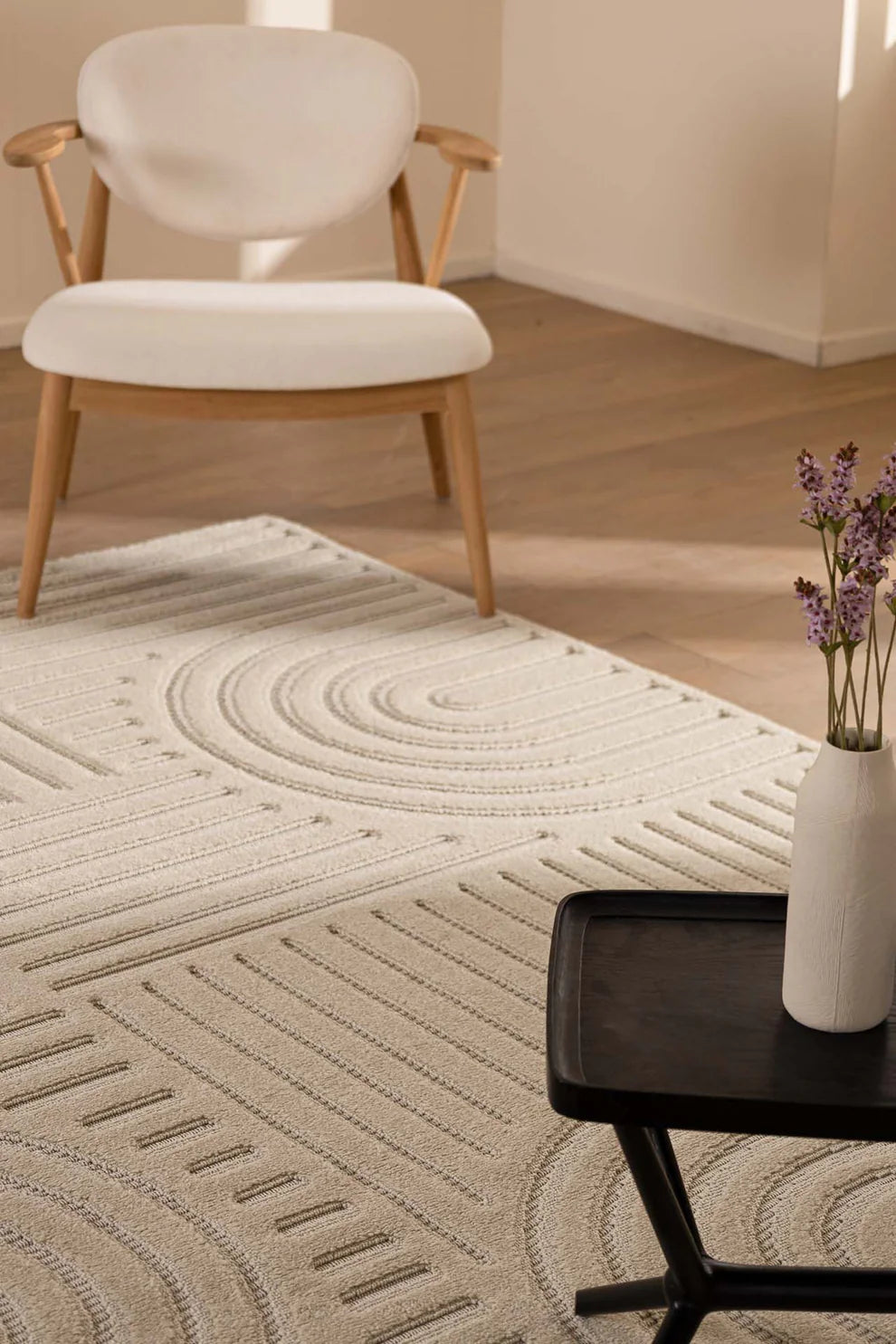 Μοντέρνο Χαλί Εκρού Chiara Royal Carpet 200X250 (65000 X)