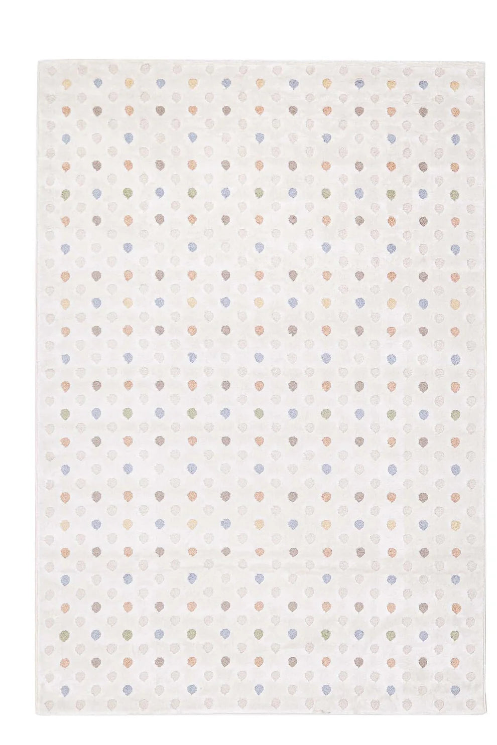 Παιδικό Χαλί Εκρού Με Πουά Σχέδιο Lora Kids Royal Carpet 80X150cm
