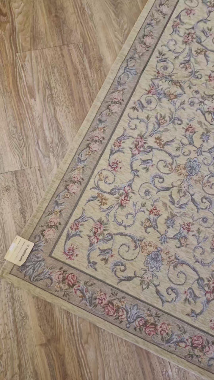 Χαλί Αντιολισθητικό Φλοράλ Μπεζ Canvas Classic Royal Carpet (225T)