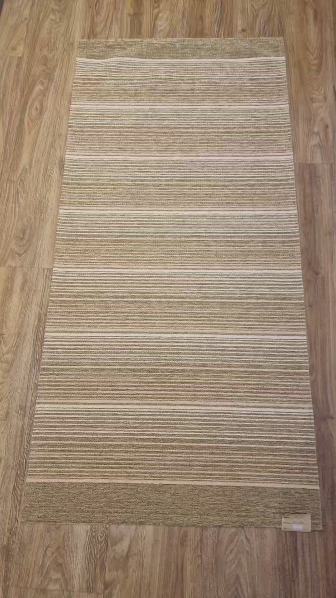 Χαλί Αντιολισθητικό Ριγέ Μπεζ Laos Royal Carpet 0.75Χ1.60
