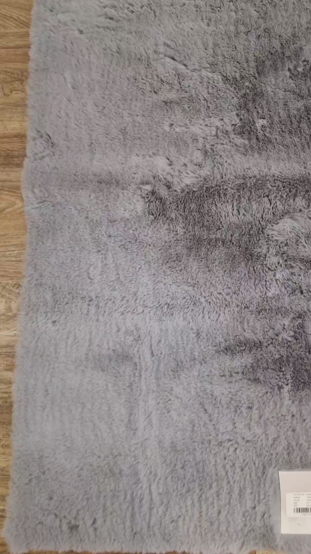 Γούνινο Χαλί Γκρι Συνθετικη Γούνα Bunny Royal Carpet 0.67X1.40