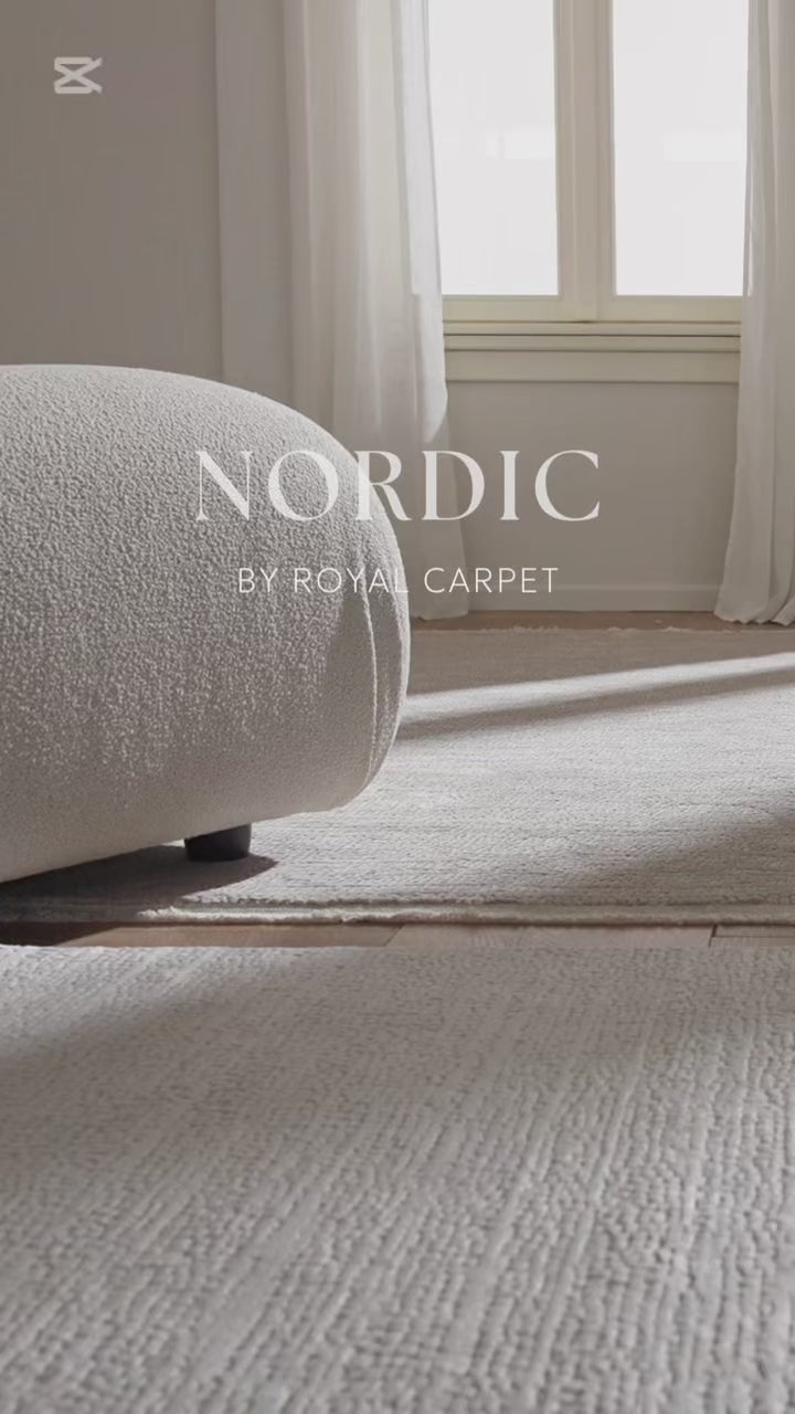 Μοντέρνο Χαλί Εκρού Nordic 200Χ300 Royal Carpet (394J)