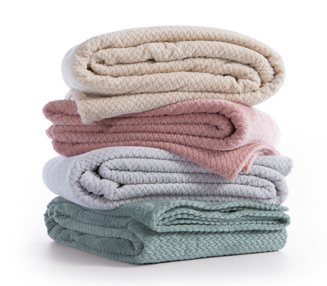 Κουβέρτα Fleece Εκρού Worth Μονή Nef-Nef Homeware