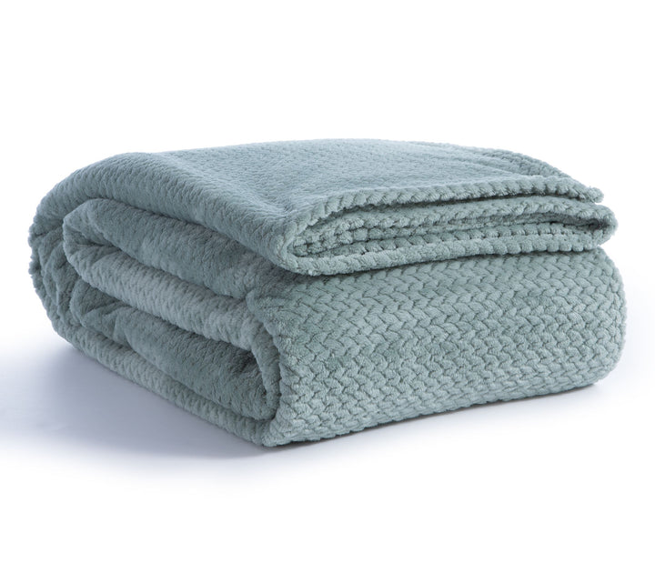 Κουβέρτα Fleece Πράσινη Worth Μονή Nef-Nef Homeware